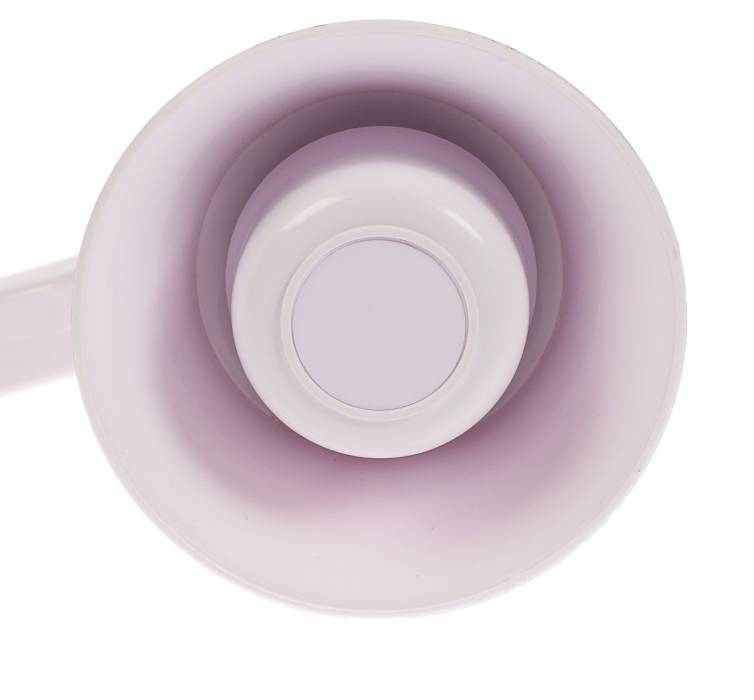 Мегафон ручной Rad-02, 5 Вт, дальность до 50 м, запись 10 сек, 3 режима, белый